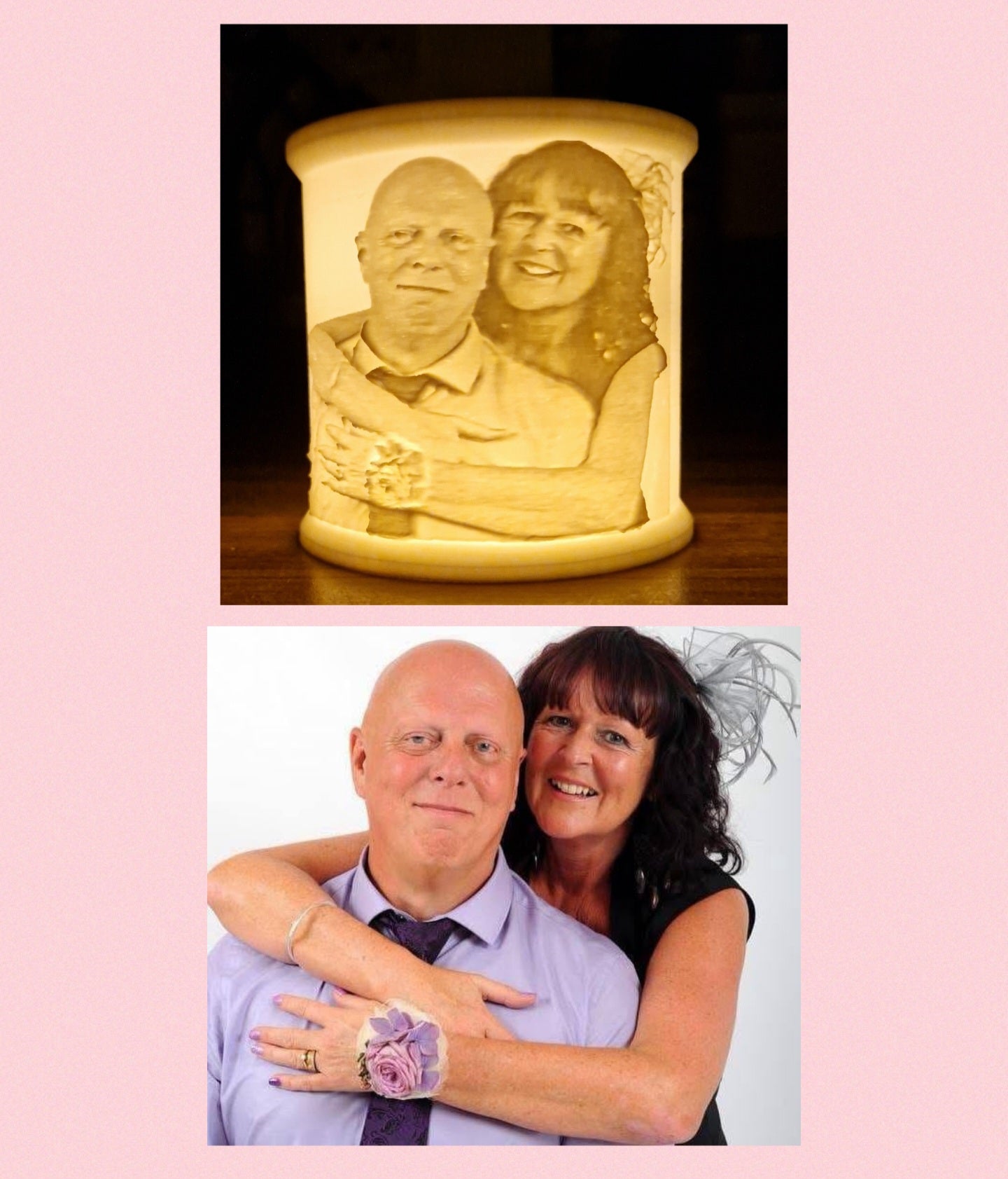 Personalised Lithophane Tealight Holder