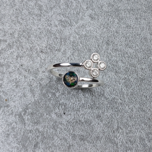 Aimee Adjustable CZ Ring