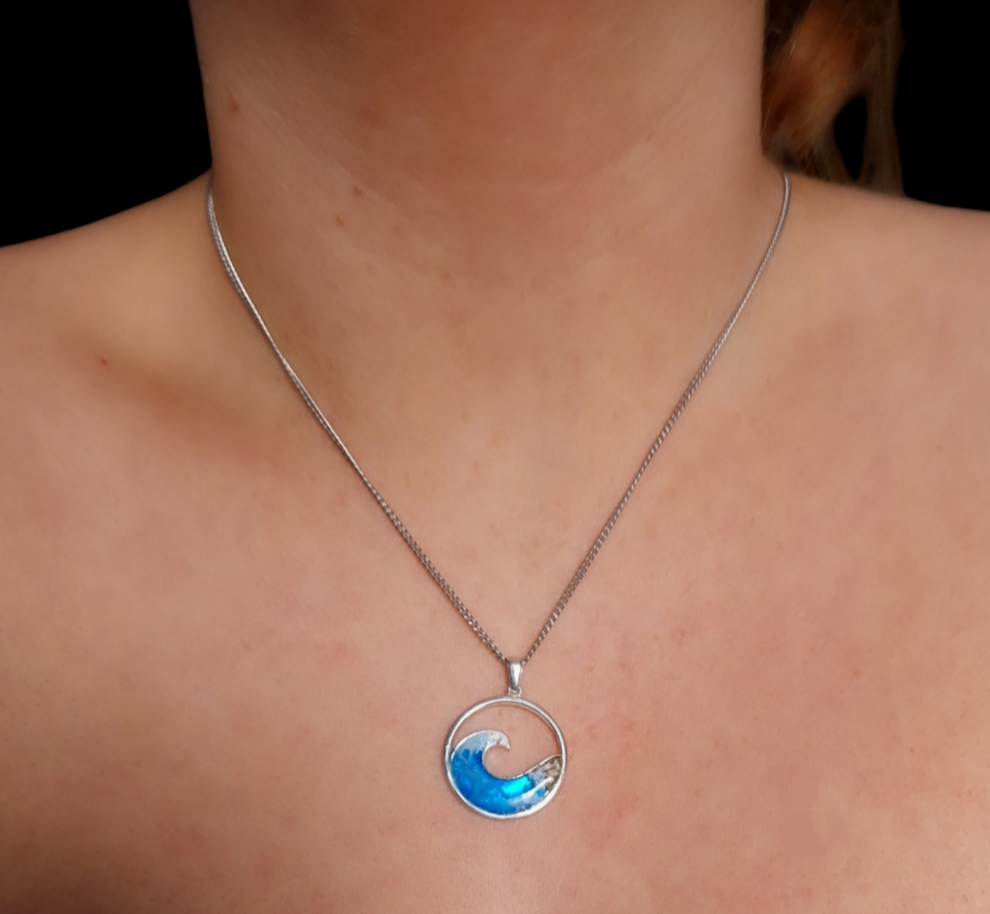 Lana Wave Memorial Ashes Pendant Necklace