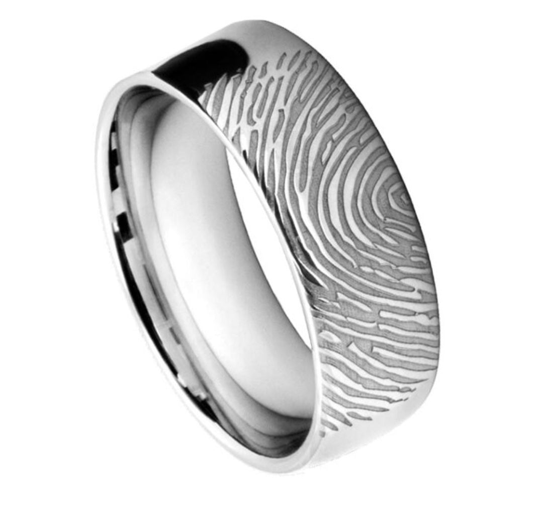Renee - Fingerprint Ring (various widths)