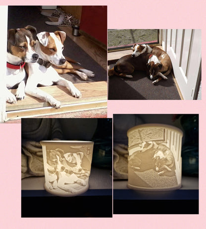 Personalised Lithophane Tealight Holder