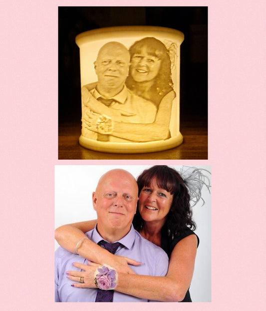 Personalised Lithophane Tealight Holder