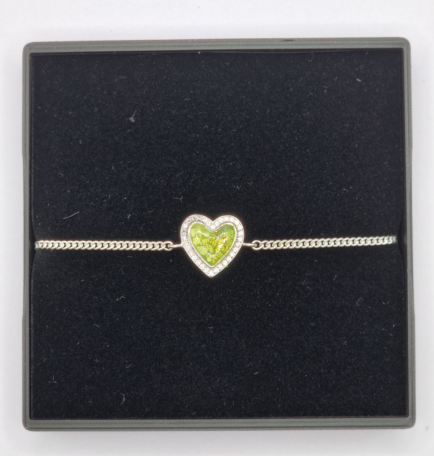 Felicity - Keepsake CZ Heart Bracelet