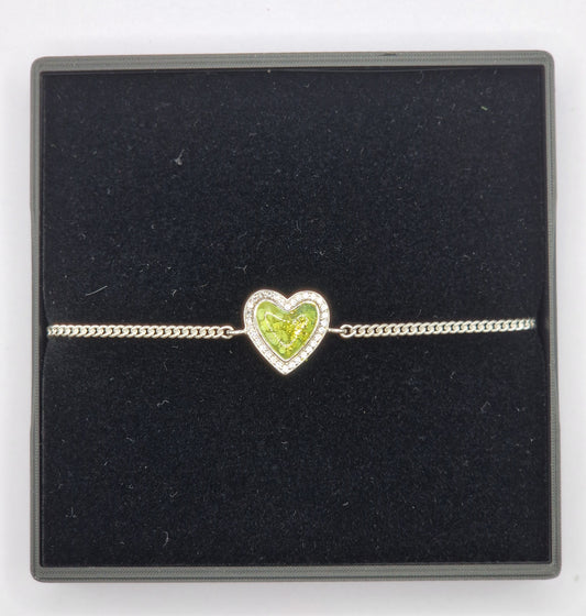 Felicity - Keepsake CZ Heart Bracelet