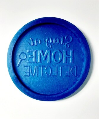 Stay at Home Detective Coaster Silicone Mould