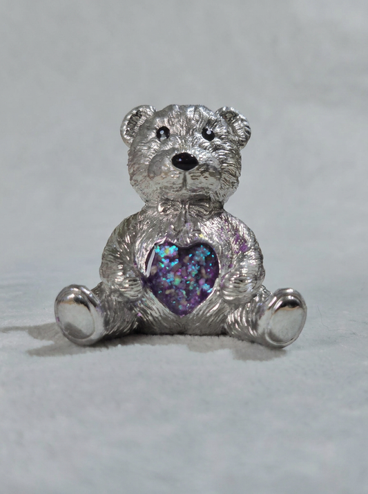 Teddy Memory Bear - Stainless Steel