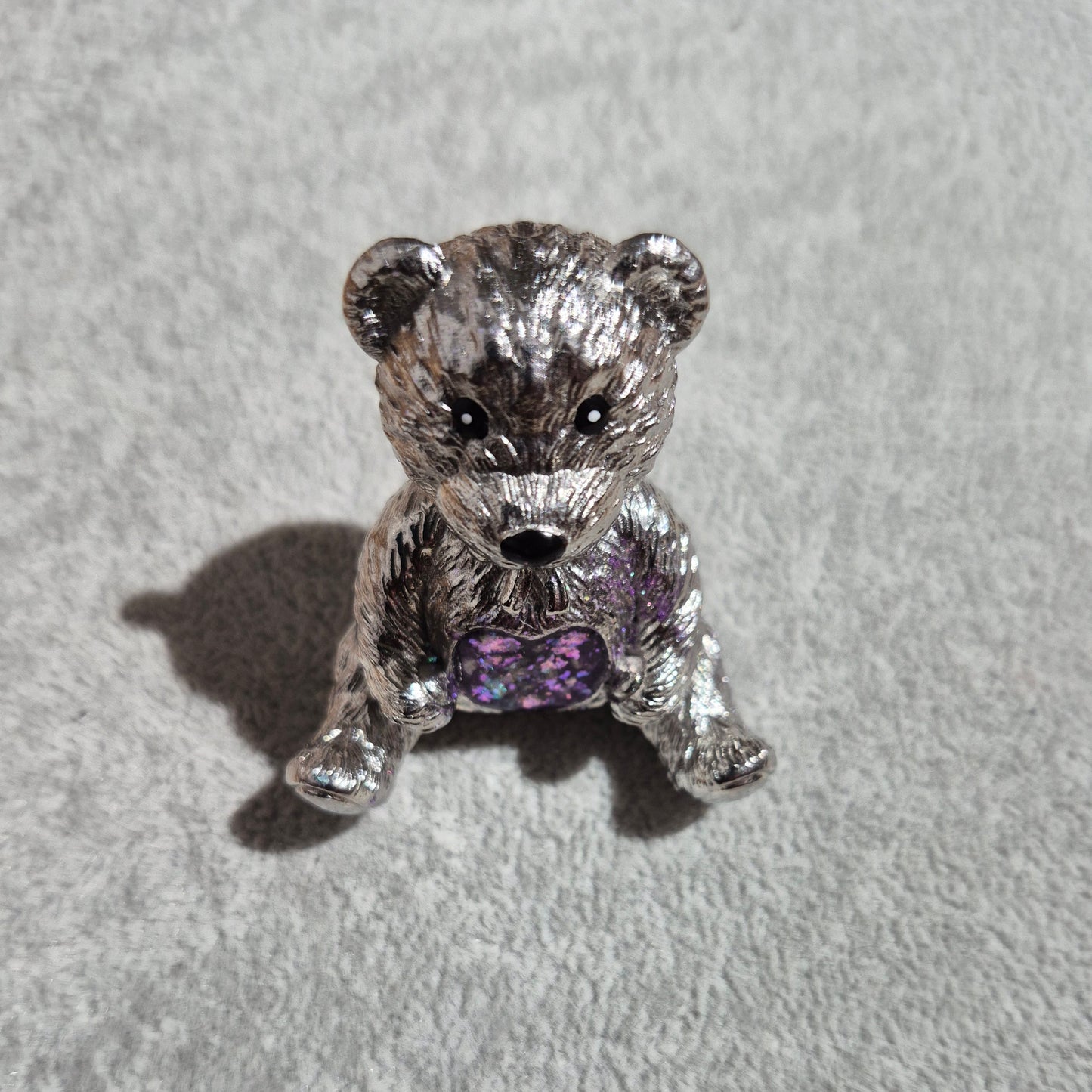 Teddy Memory Bear - Stainless Steel