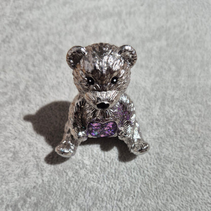 Teddy Memory Bear - Stainless Steel