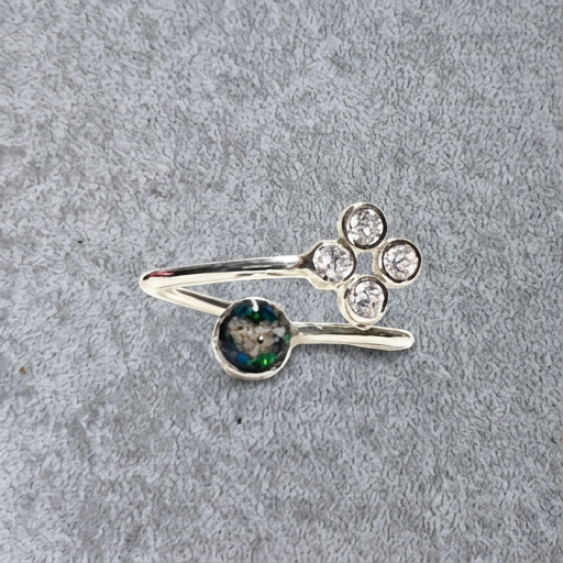 Aimee Adjustable CZ Ring