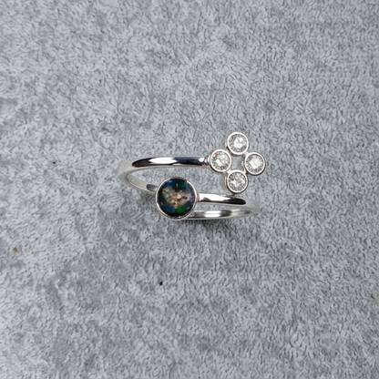 Aimee Adjustable CZ Ring