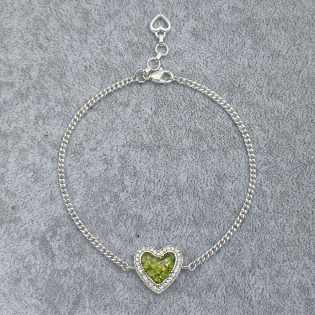 Felicity - CZ Heart Bracelet