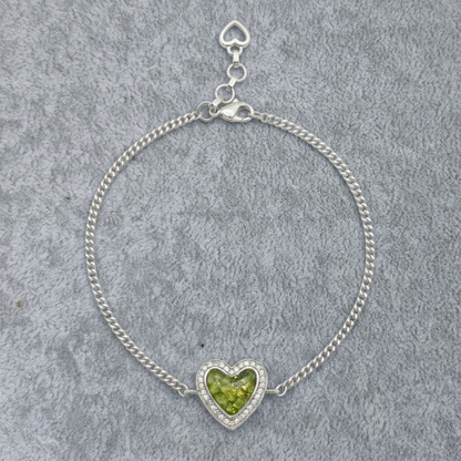Felicity - CZ Heart Bracelet