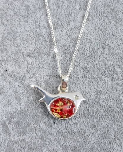 Noelle - Keepsake Robin Necklace