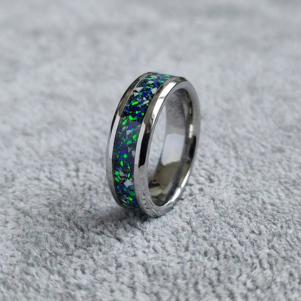 Layla - 6mm Stainless Steel Channel Ring