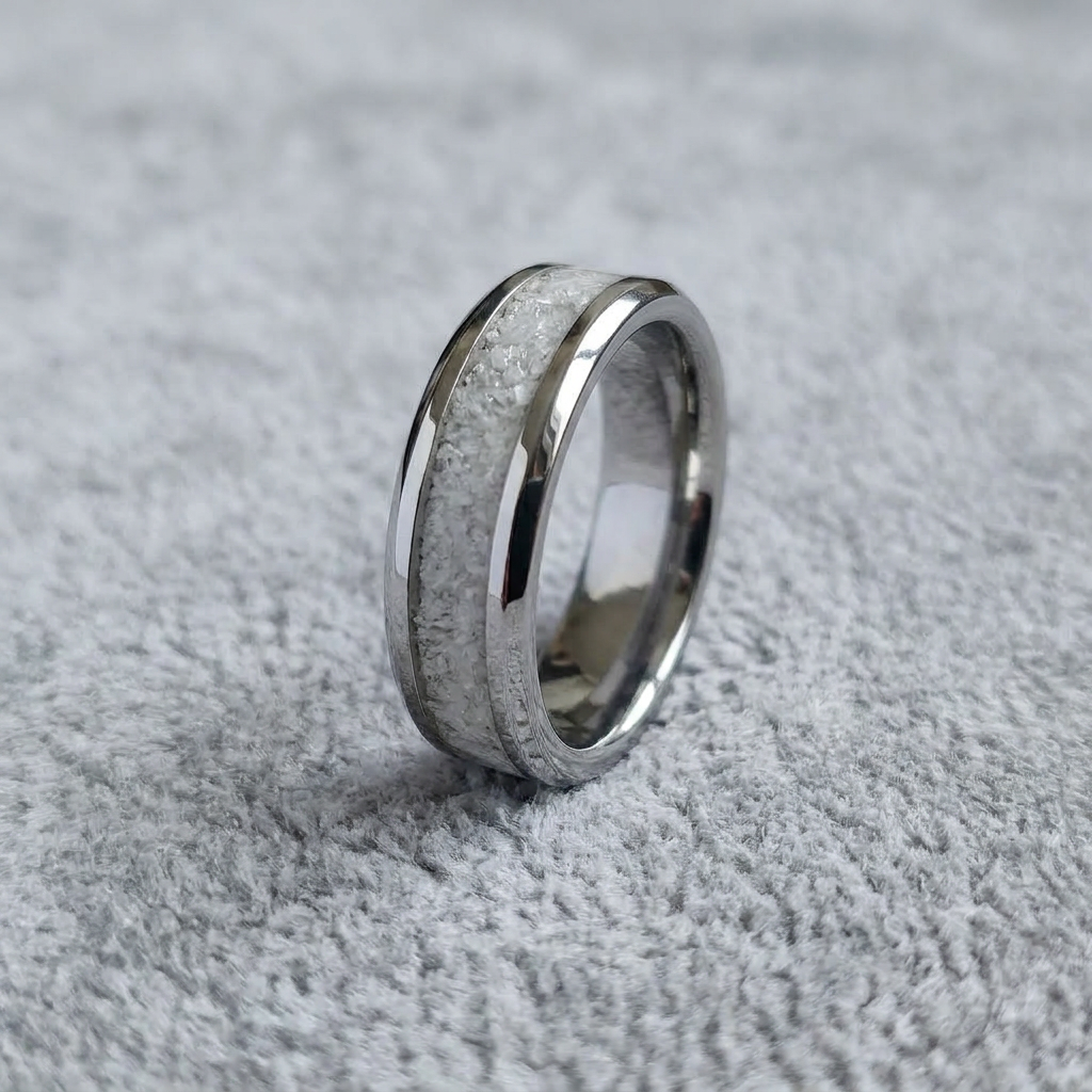 Layla - 6mm Stainless Steel Channel Ring