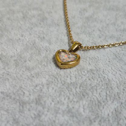 Mini Heart Pendant - PVD 18ct Gold Stainless Steel