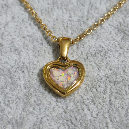 Mini Heart Pendant - PVD 18ct Gold Stainless Steel