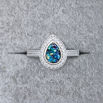 Amelia - Diamante Teardrop Ring
