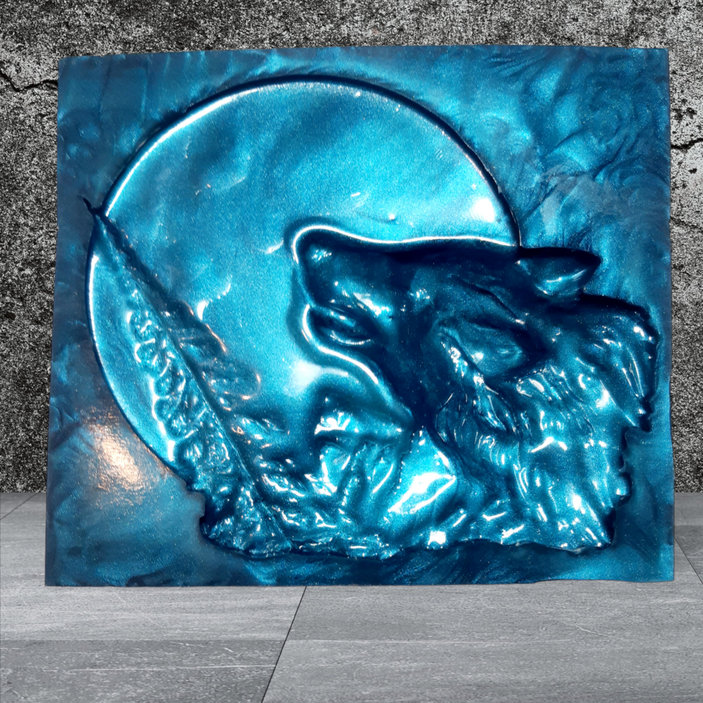 3D Wolf Moon Silicone Mould