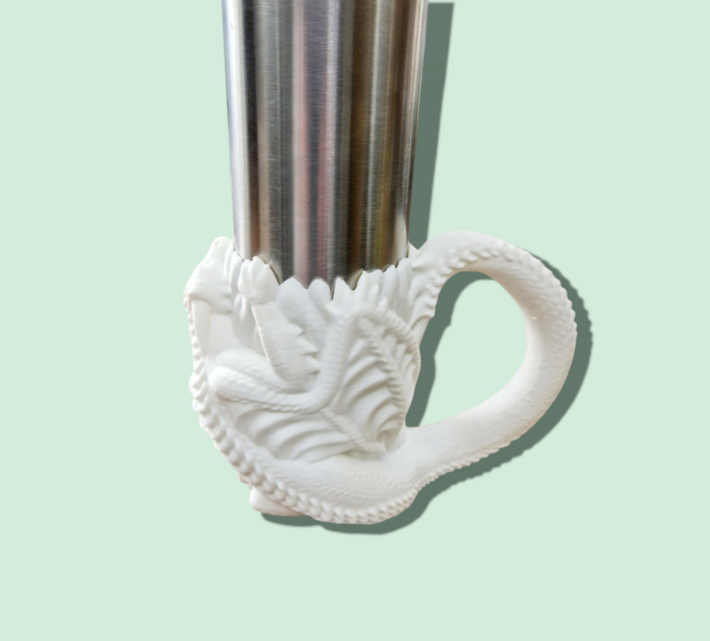 Dragon Cup Tumbler Sleeve - White