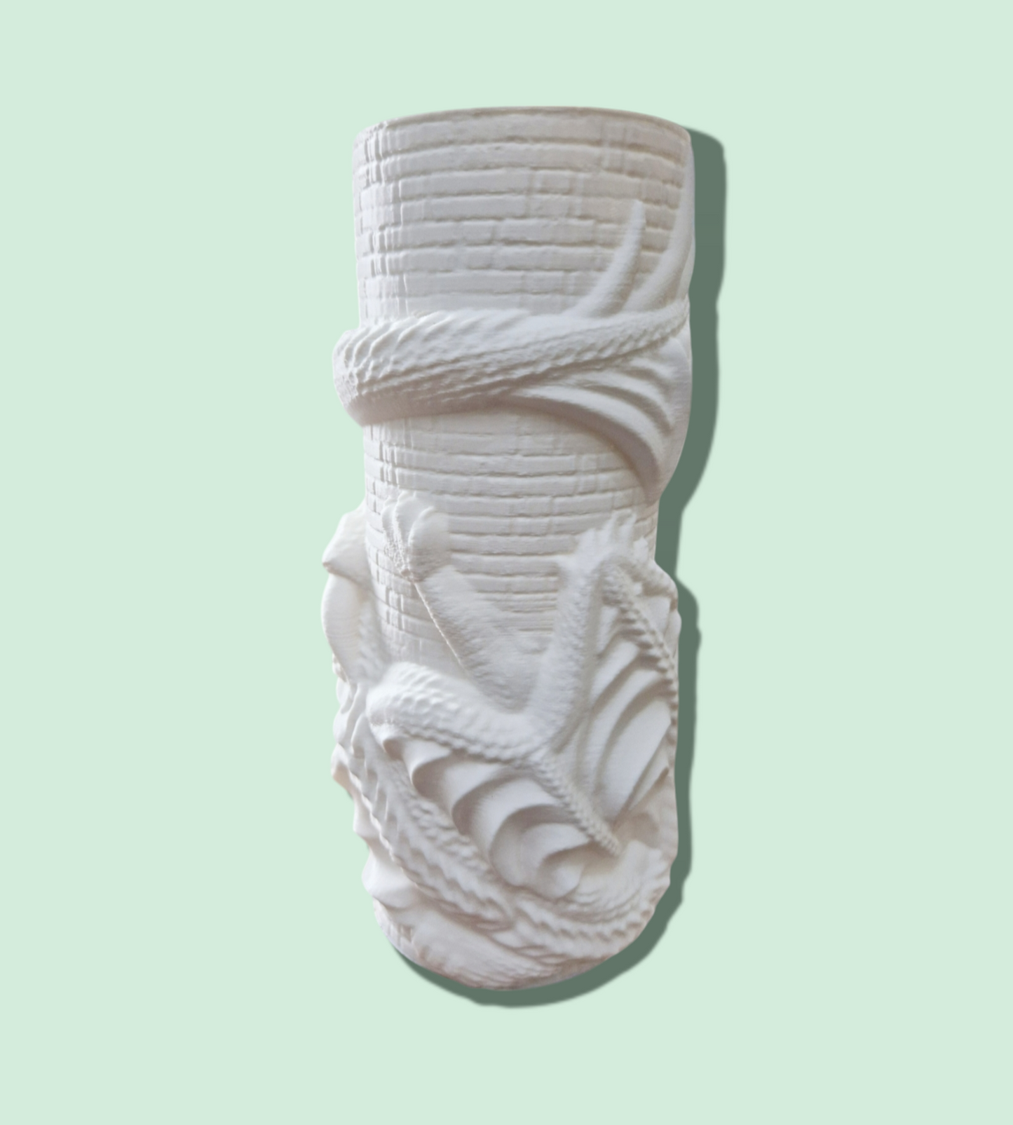 Dragon Cup Tumbler Sleeve - White