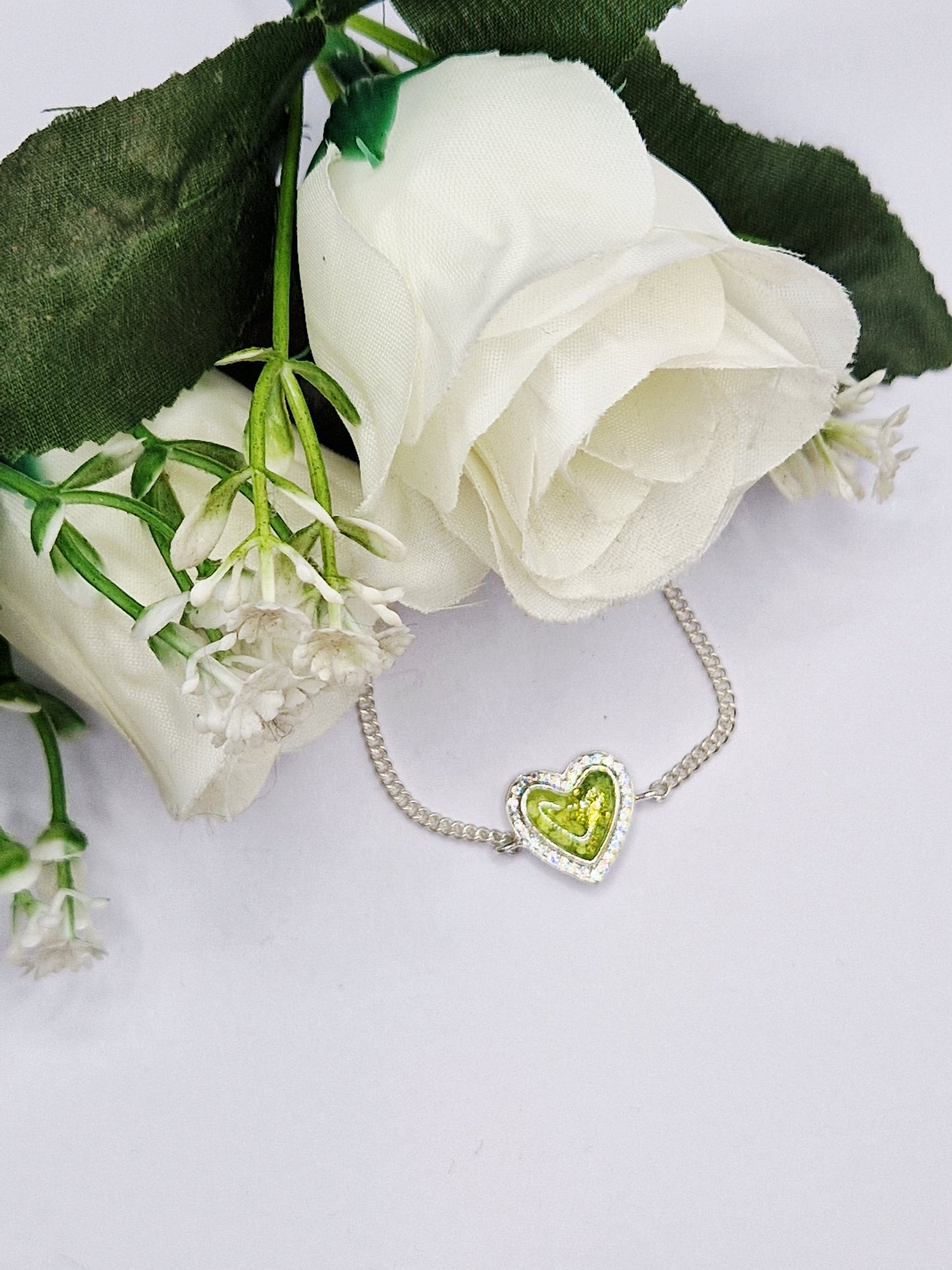 Felicity - Keepsake CZ Heart Bracelet