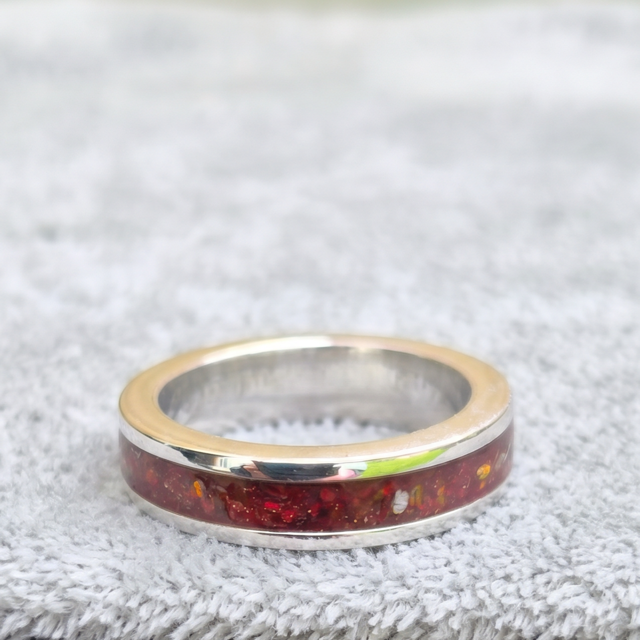 Cassie - Sterling Silver 4mm Channel Ring