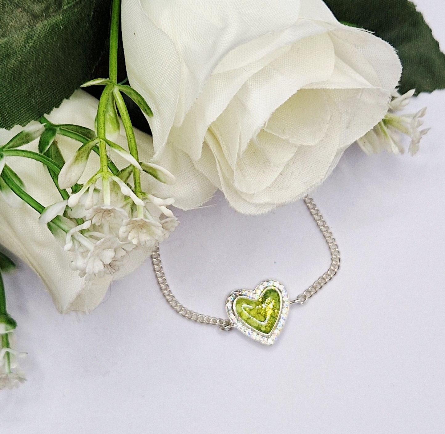 Felicity - Keepsake CZ Heart Bracelet