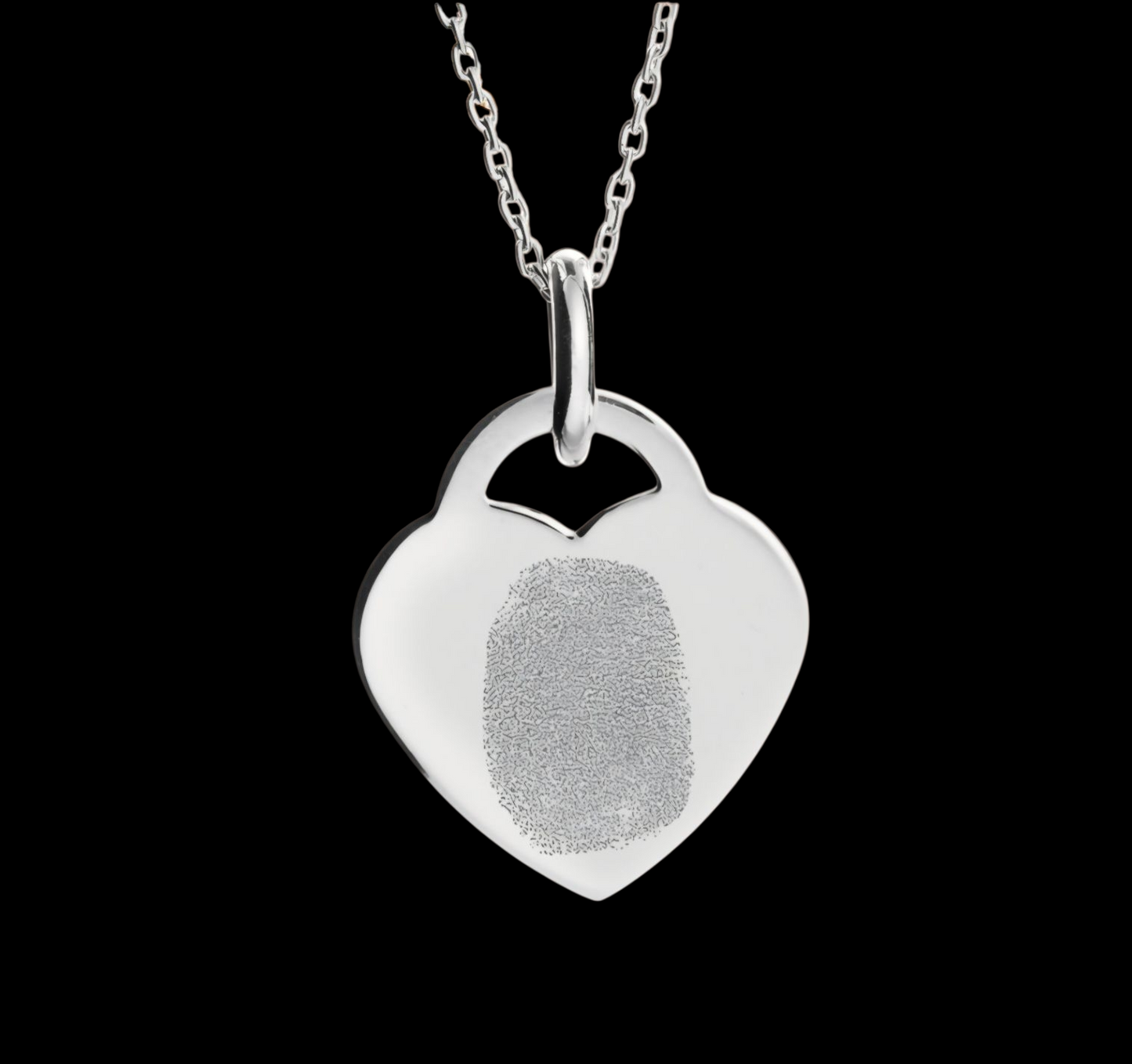 Katherine - Heart Fingerprint Necklace