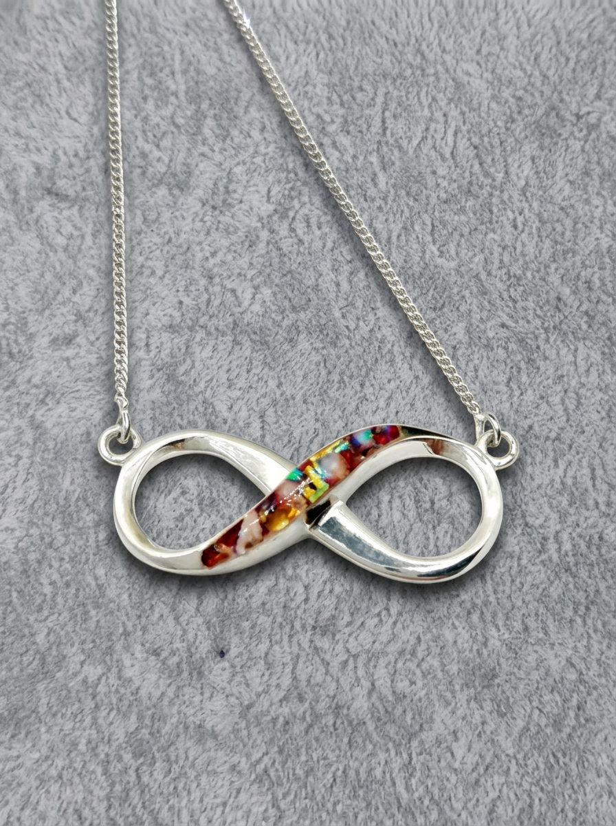 Ruby - Infinity Keepsake Necklace