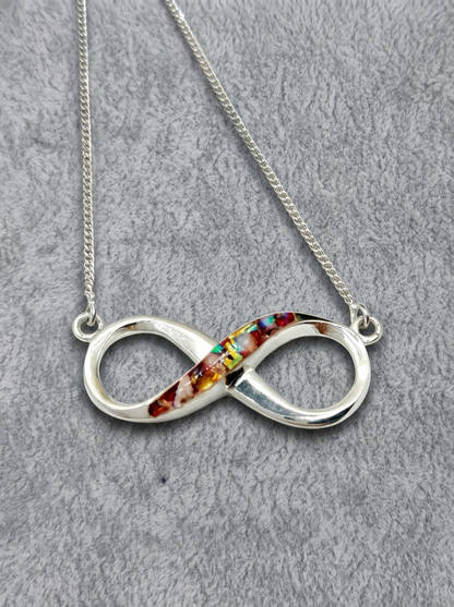 Ruby - Infinity Keepsake Necklace