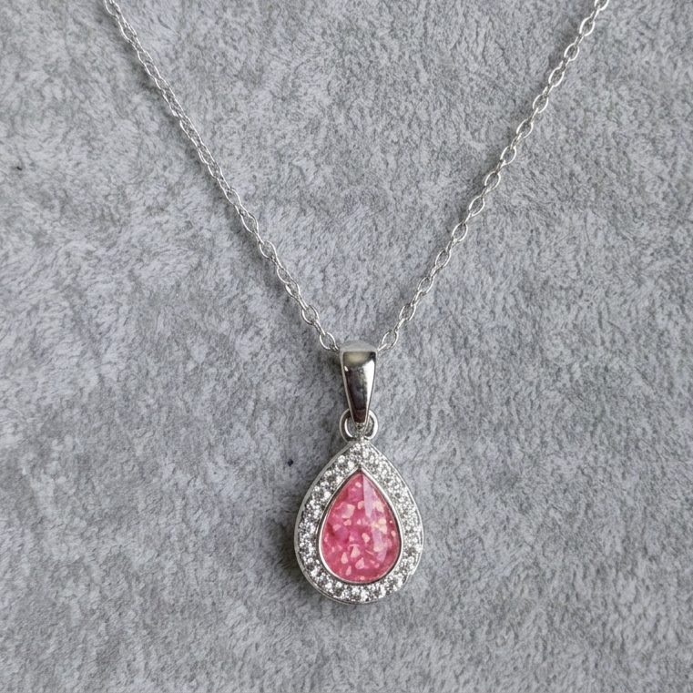 Gillies- Teardrop CZ Pendant