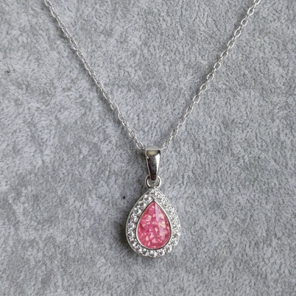 Gillies- Teardrop CZ Pendant