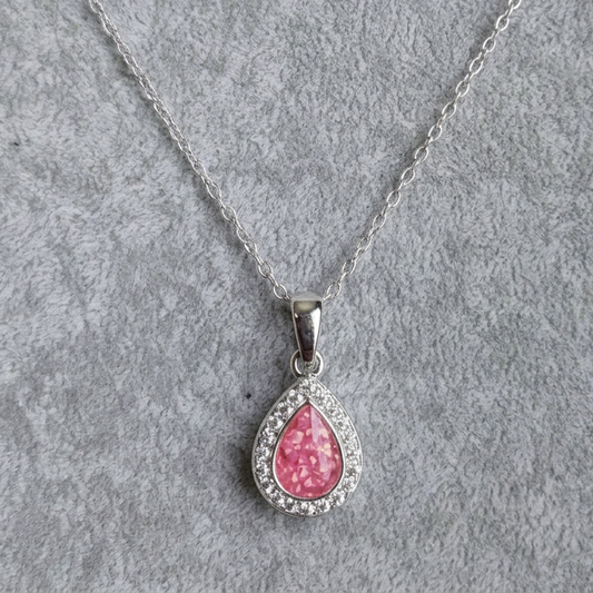 Gillies- Teardrop CZ Pendant