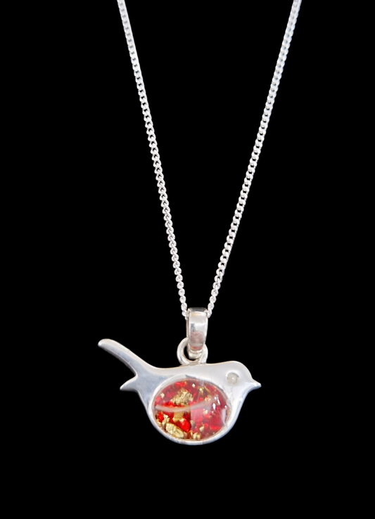 Noelle - Keepsake Robin Necklace