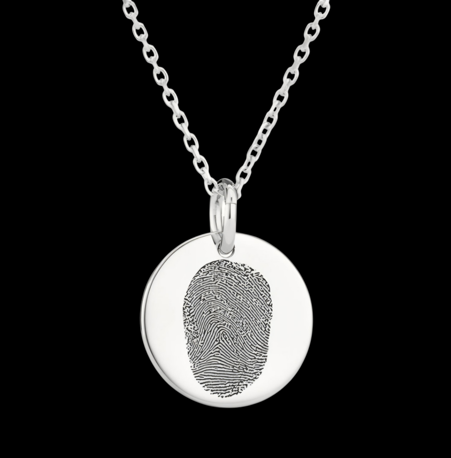 Carmela - Round Fingerprint Necklace