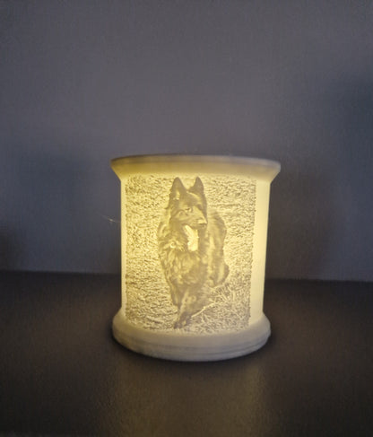 Personalised Lithophane Tealight Holder