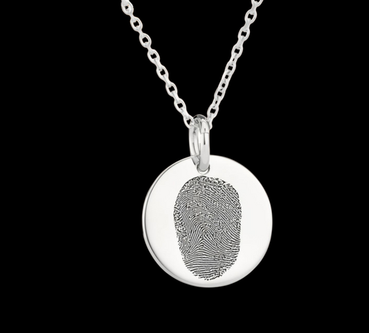 Carmela - Round Fingerprint Necklace